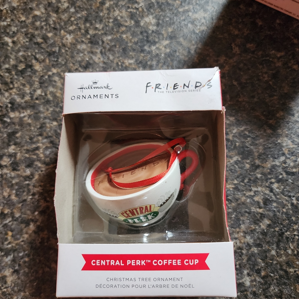 Hallmark Central Perk Coffee Cup Ornament